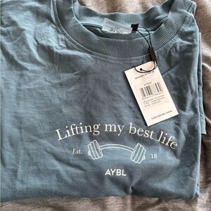 AYBL Teal Graphic Tee